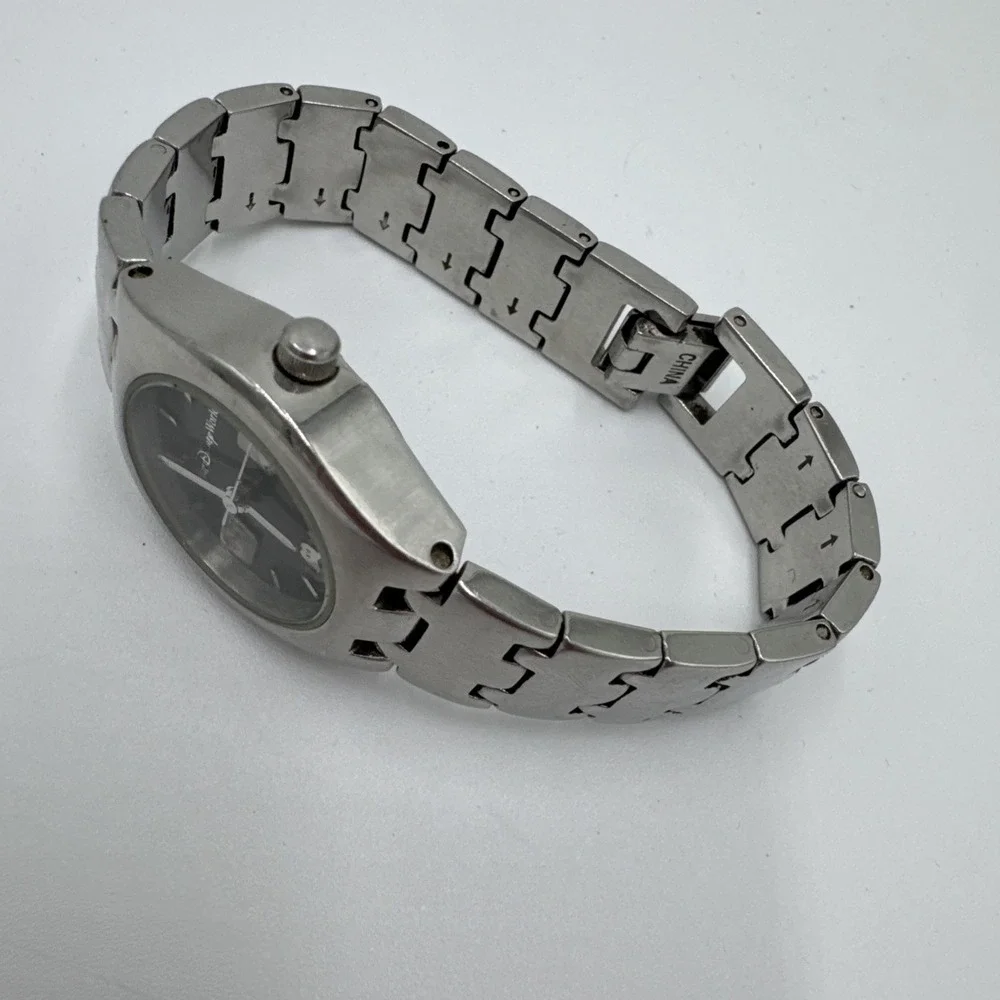 Walt Disney Stainless Steel Watch The man The Mouse The Millennium UNTESTED 1075